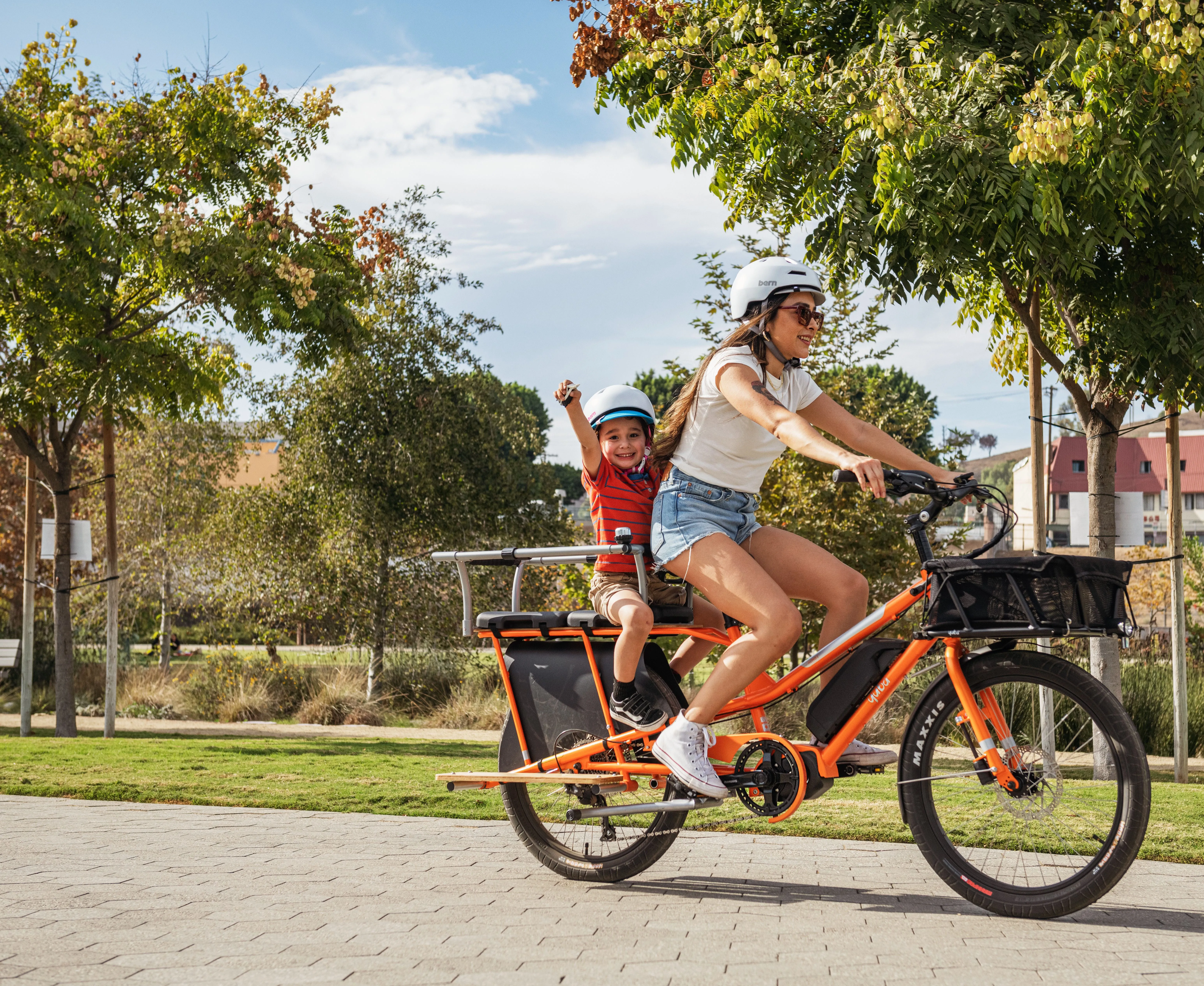 Vélo cargo triporteurs