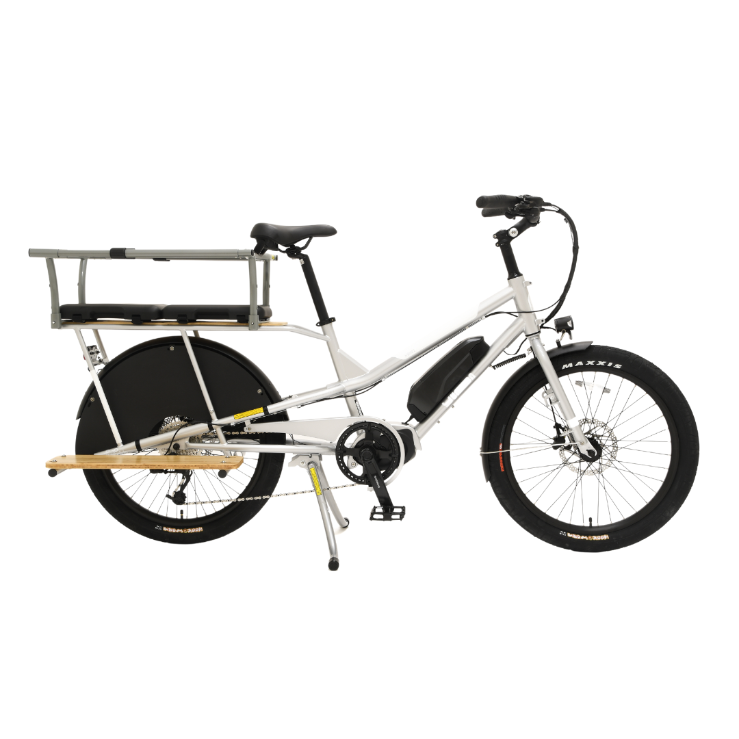Yuba Vélo Kombie E5 Family Edition Silver