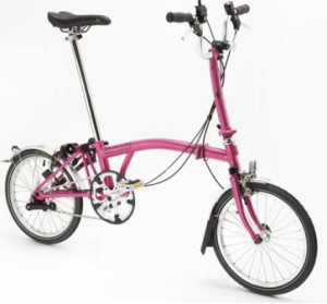 Brompton dans une livrée rose