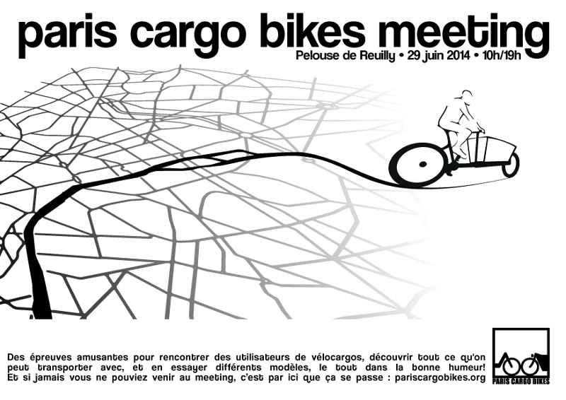 Urban Arrow sera aux côtés de Cyclable pour le Paris Cargo Bike Meeting 2014