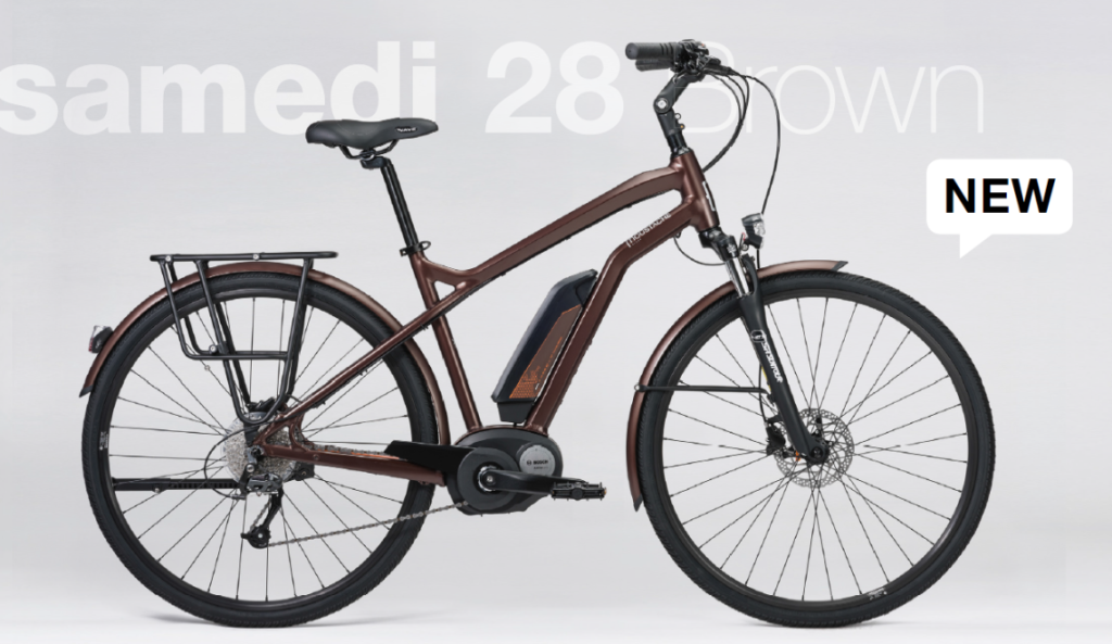 Vélo électrique Moustache samedi 28 brown