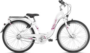 Vélo enfant Skyride 24 pouces blanc