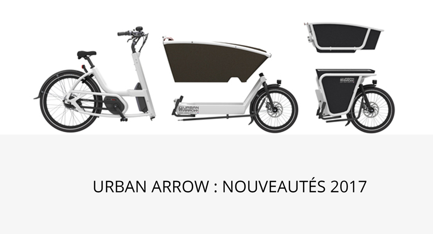 Biporteur électrique Urban Arrow : quelles nouveautés pour 2017 ?