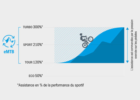 Graphique mode Bosch E-MTB 2017