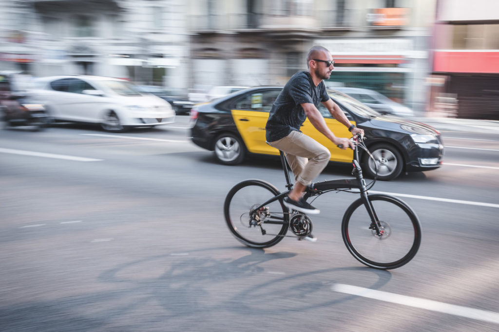 Vélo pliant 26 pouces en ville