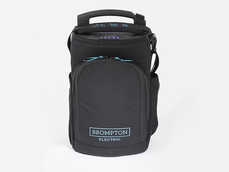 Batterie Brompton électrique dans son sac