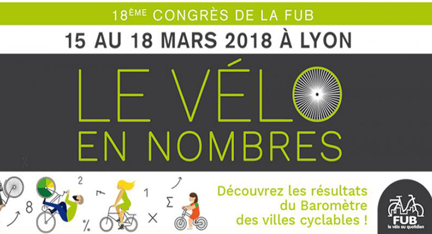 Congrès de la FUB 2018 : « Le vélo en nombres »