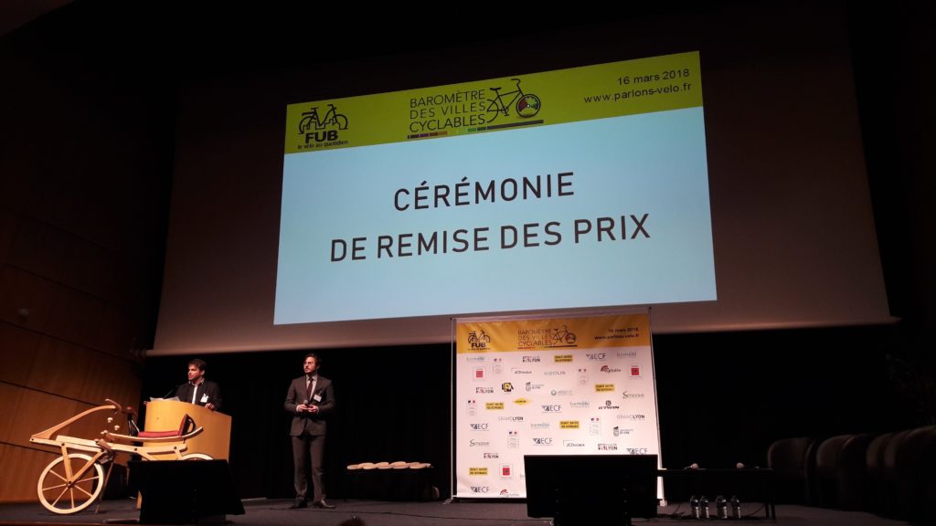 Remise des prix des villes cyclables 2018