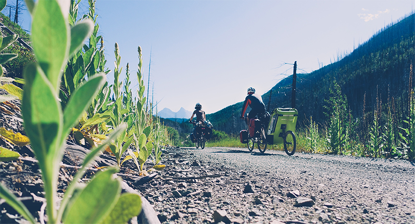 Voyager à vélo, seul ou en famille