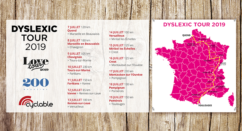 Love Tour 2019 : participez au Love Dyslexic Tour !