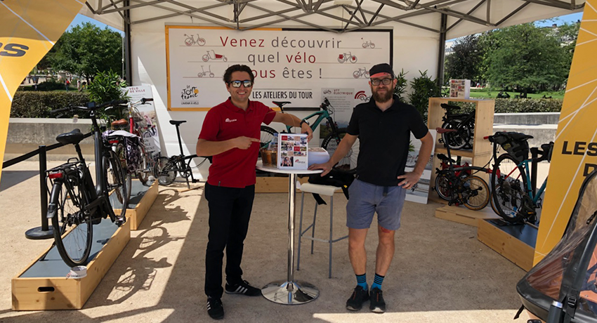 Cyclable partenaire de « l’Avenir à vélo » sur les Ateliers du Tour de France