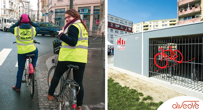 30 000 places de stationnement vélo financées avec le programme Alvéole