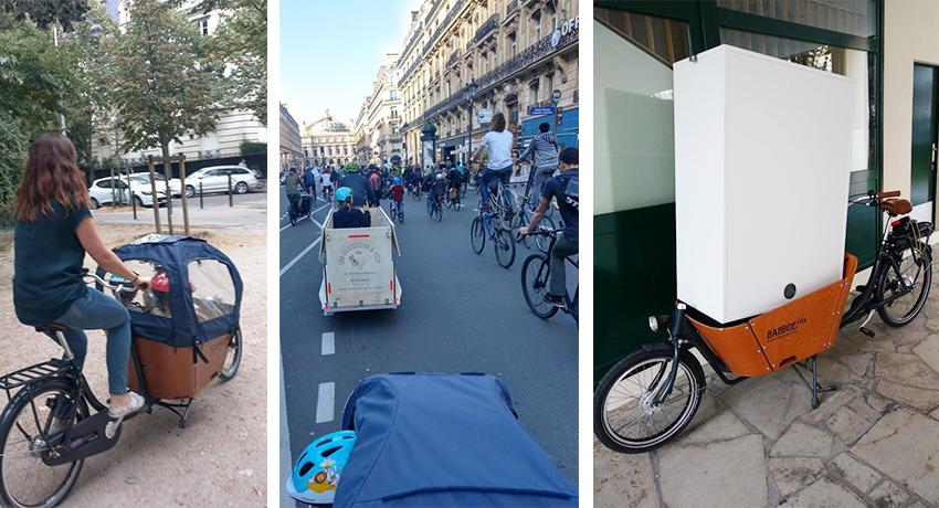 Emilie, Jonathan et leur vélo cargo Babboe city