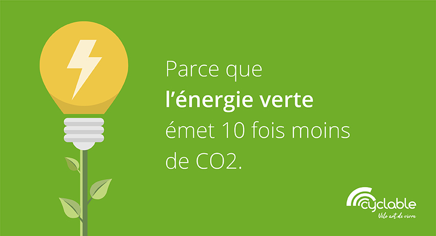 Électricité verte : Cyclable branché sur Enercoop