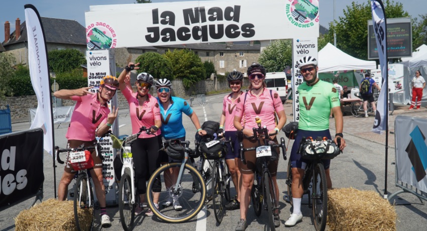 En immersion dans le peloton de la Mad Jacques Millevaches